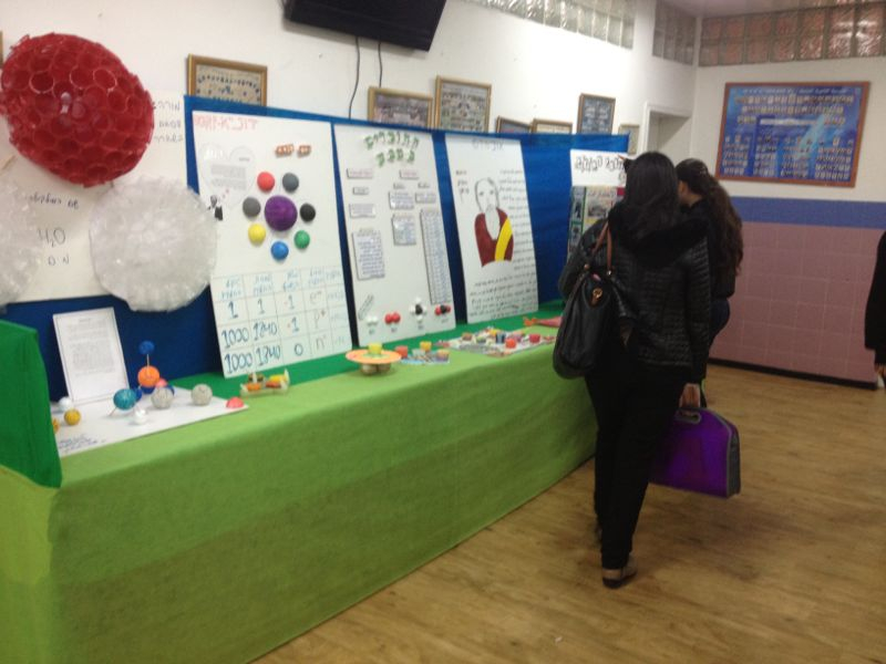 معرض العلوم والتكنولوجيا في المدرسة الثانوية الشاملة بيافا للمرحلة الاعدادية